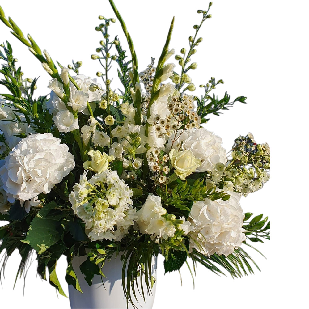 Blz. 26 Stijlvol wit Eyecatcher in pot